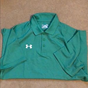 Green Under Armour Golf Polo